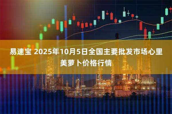 易速宝 2025年10月5日全国主要批发市场心里美萝卜价格行情